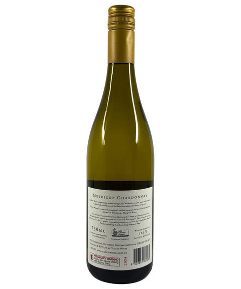 Cullen Wines Metricup Chardonnay 2024 Margaret River Chardonnay bottle back label