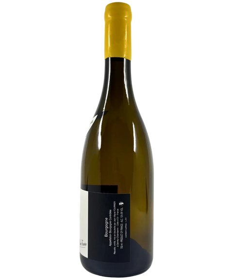 2022 Jean-Marie Fourrier Vigne Comte de Chapelle Bourgogne Chardonnay white wine bottle back label showing producer information