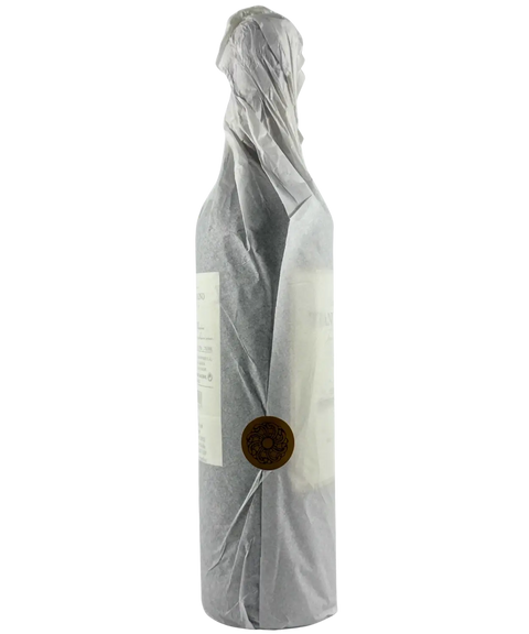 Tiano & Nareno Trevisio del 1908 Malbec 2020 – premium Argentine red wine wrapped in branded tissue paper with gold seal