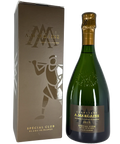 A. Margaine Special Club Blanc de Blancs 2015 Champagne Brut bottle with luxury bronze presentation gift box from Villers-Marmery