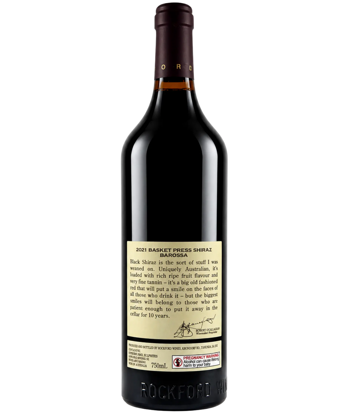 Rockford Basket Press Shiraz 2021 | Barossa Valley Icon