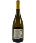 Back label of Bogle Family Vineyards Chardonnay 2023, California white wine detailing tasting notes, winemaker story, and government warnings.
