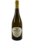 Front label of Bogle Family Vineyards Chardonnay 2023, California white wine with gold screw cap and cream label featuring vineyard crest.