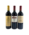 International red wine collection showing Château Gruaud Larose 2005, Mount Mary Quintet 2022, and Te Mata Coleraine 2023