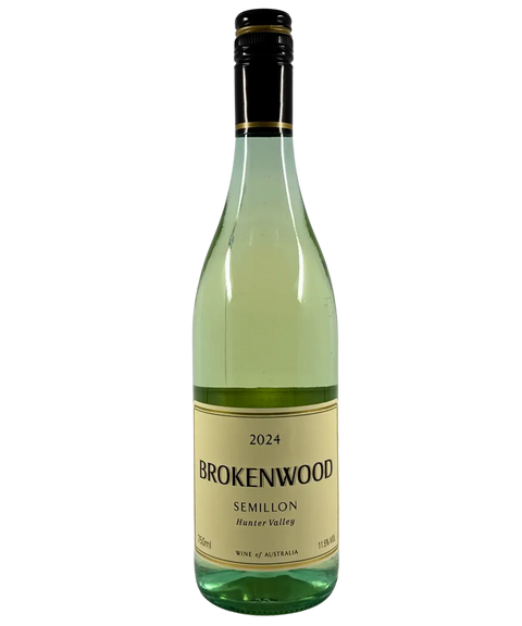 Front label of Brokenwood Hunter Valley Semillon 2024, iconic Australian white wine, 750ml bottle