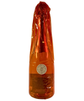 Bruno Paillard Blanc de Blancs Grand Cru Champagne back label with orange cellophane wrap showing UV protection seal from Reims France
