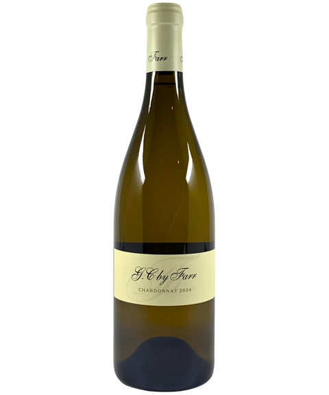 By Farr GC Gary Charles Chardonnay 2024 white wine bottle from Geelong Victoria Australia with cream label