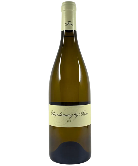 Chardonnay by Farr 2024 wine bottle front label – premium Geelong Chardonnay with elegant cream label and minimalist design