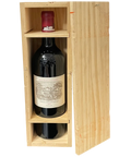 Château Lafite Rothschild 2019 Pauillac wine in wooden gift box showing premium Bordeaux wine packaging