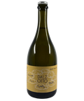 2022 Dal Zotto Pucino Col Fondo white wine bottle front label from King Valley with cloud design and crown cap closure