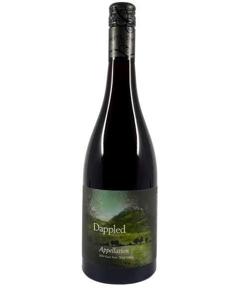 Dappled Appellation Pinot Noir 2024 wine bottle, Yarra Valley red wine with scenic vineyard label design – 750ml