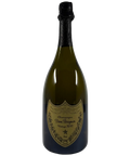 Dom Pérignon Vintage 2012 Champagne bottle with iconic gold shield label and black foil, French prestige cuvée.
