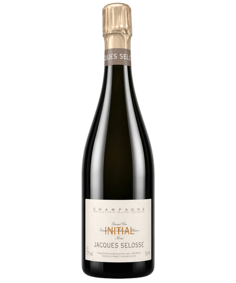 Jacques Selosse Blanc de Blancs Grand Cru Initial Brut Disgorged 2021 Chardonnay Champagne France front label