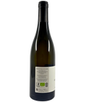 2021 Domaine du Bouchot Pouilly-Fumé white wine bottle back label showing Appellation Pouilly-Fumé Contrôlée and organic certification