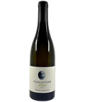 2021 Domaine du Bouchot Pouilly-Fumé MCMLV white wine bottle front label with minimalist moon design
