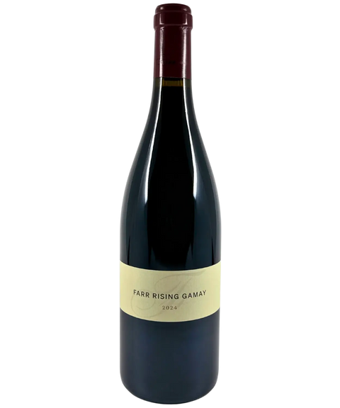 Farr Rising Gamay 2024 bottle front label – Geelong red wine by Farr