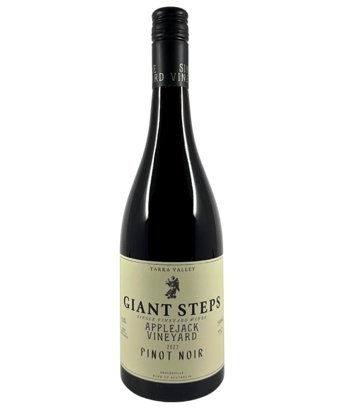 2023 Giant Steps Applejack Vineyard Pinot Noir red wine bottle front label from Yarra Valley with single vineyard wines branding