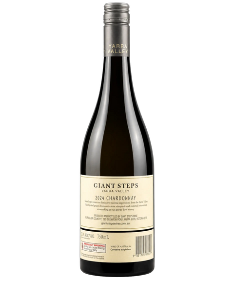 Giant Steps Yarra Valley Chardonnay 2024 Chardonnay Yarra Valley Victoria Australia back label