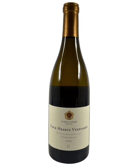 Front Label of Hartford Court Four Hearts Chardonnay 2020