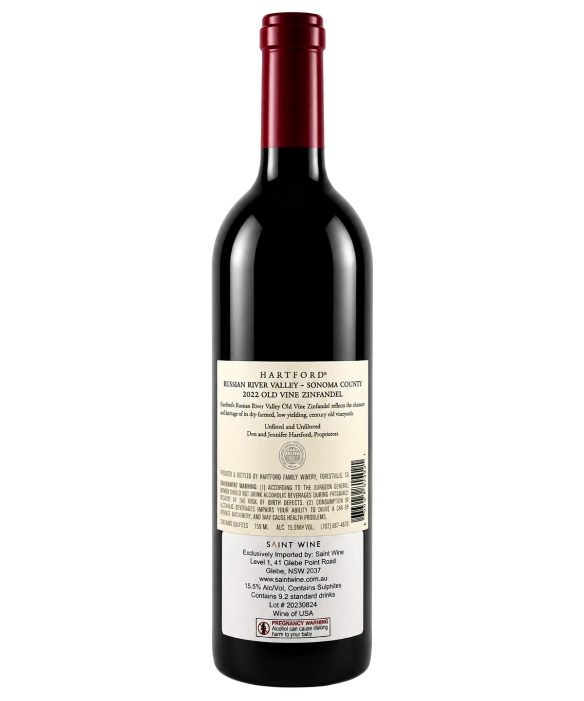Hartford Zinfandel 2022 | Russian River Valley Red | TradingGrapes