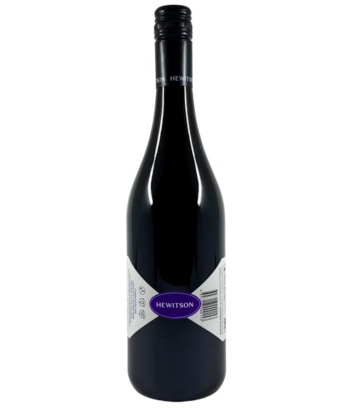 Back label of Hewitson Ned & Henry's Shiraz 2023 – Barossa Valley Australian red wine with producer details and vintage information