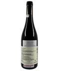 2021 Kir-Yianni Naoussa Xinomavro red wine bottle back label from Greece showing Protected Designation of Origin and importer information with black capsule