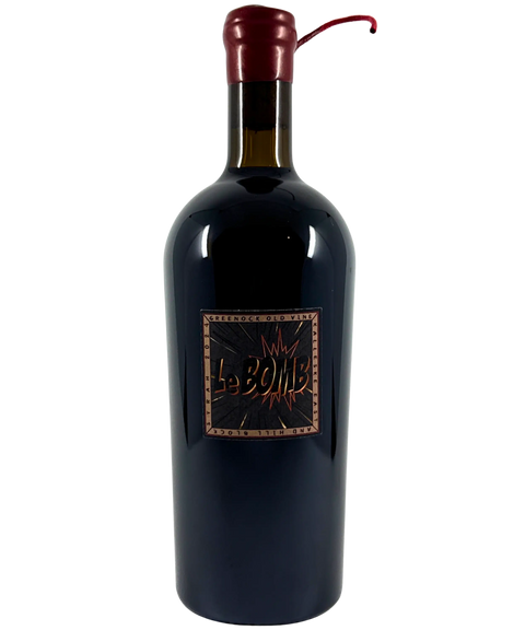 Phase Three Wines LeBomb Syrah 2024 – Barossa Valley red wine bottle with bold explosive label design