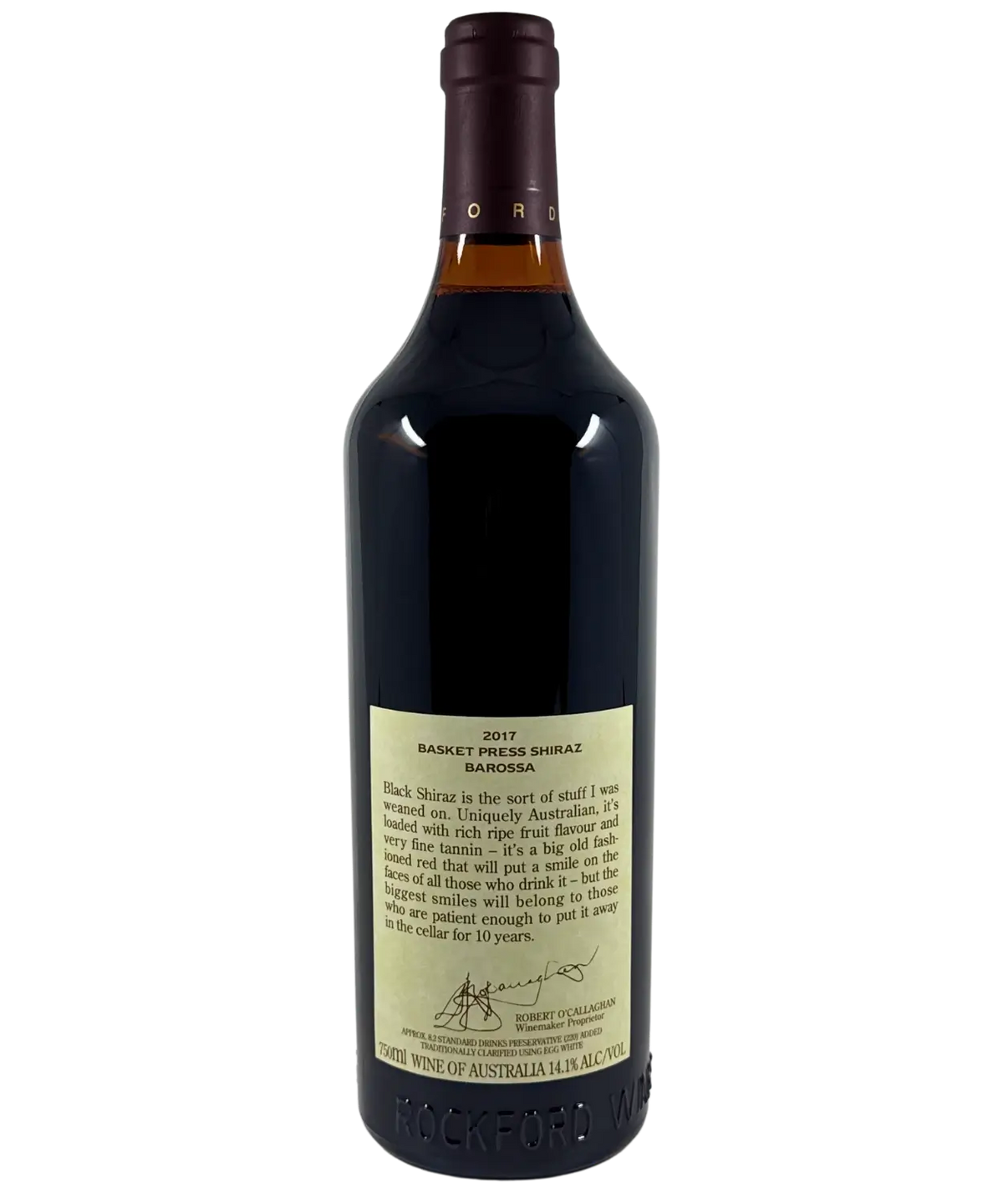 Rockford Basket Press Shiraz 2017 | Barossa Valley Red Wine 
