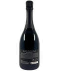 Back label of Rockford Black Shiraz sparkling red wine disgorged 2025