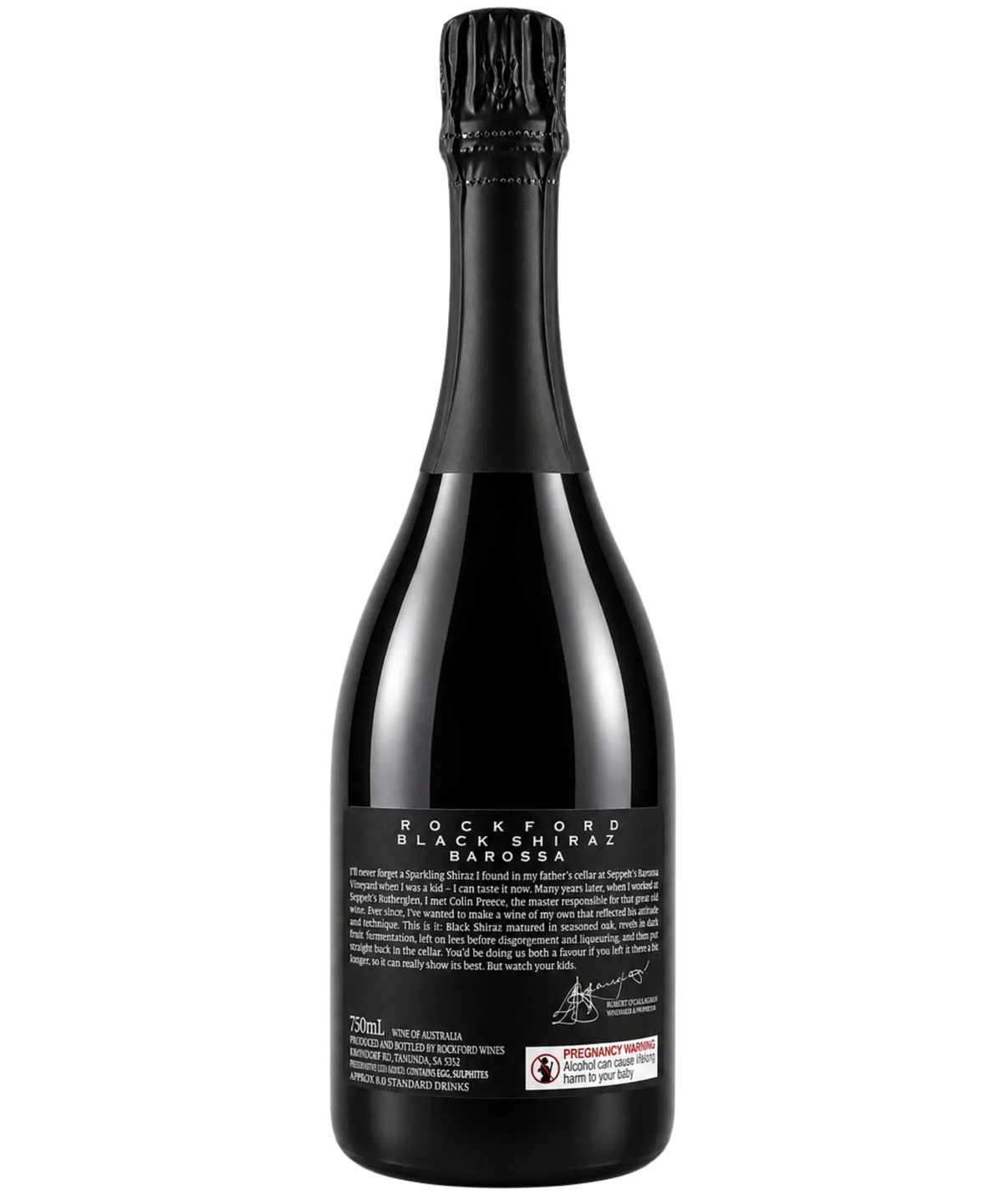 Rockford Black Shiraz Sparkling Red Disgorged 2025 | TradingGrapes