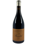 2023 The Standish Single Vineyard Shiraz red wine bottle front label from Barossa Valley with silver foil capsule and kraft paper label design