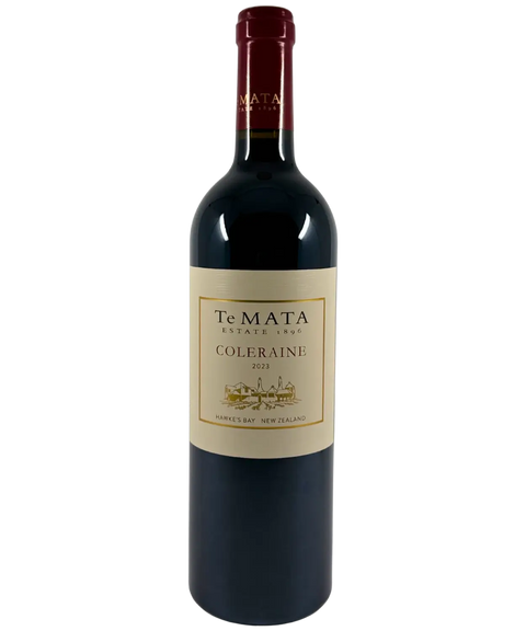 Te Mata Coleraine 2023 Hawke’s Bay New Zealand red blend front label