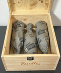 Three bottles of Torbreck RunRig 2016 in their original wooden case (OWC.)