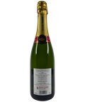 Veuve Ambal Crémant de Bourgogne Grande Cuvée Brut sparkling wine bottle back label showing importer details and Appellation Crémant de Bourgogne Contrôlée with gold foil and red stripe