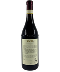 Back label of Vietti Barolo Ravera DOCG 2016 – Italian Piedmont red wine with producer notes and vintage details
