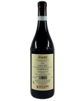 Back label of Vietti Perbacco Langhe Nebbiolo 2022 – Italian Piedmont red wine with producer details and vintage information