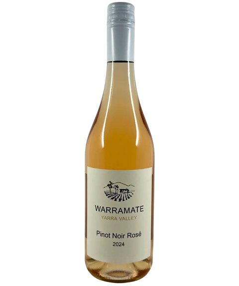Warramate Pinot Noir Rosé 2024 bottle front label – Yarra Valley rosé wine