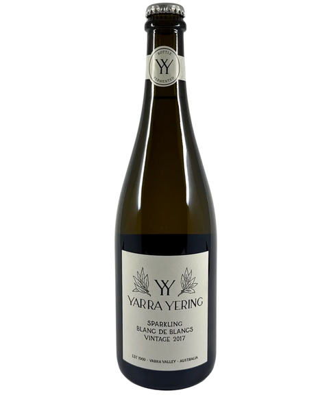 Yarra Yering Sparkling Blanc de Blancs 2017 bottle front label – vintage Australian sparkling wine